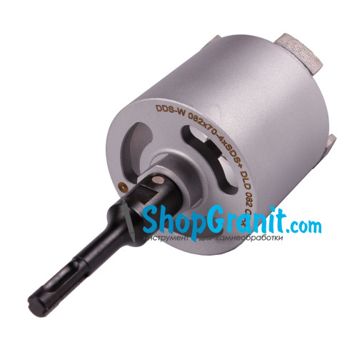 Свердло алмазне ADTnS DDS-W 082x70-4xSDS+ DLD 082 CS-X -37982017083- Цегла, Бетон неармований