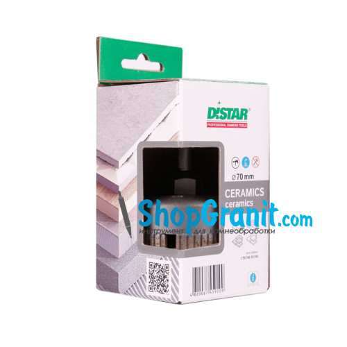 Свердло алмазне Distar DDS-W 70x47-7 S10 Ceramics -17978018185- Кераміка, Керамограніт