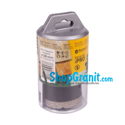 Свердло алмазне Baumesser DDR-V 50x30xM14 Keramik Pro -910283018174- Кераміка, Керамограніт