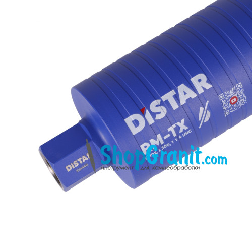 Сверло алмазное Distar DDS-W 092x300-6x1 1/4 UNC DLD 092 RM-TX -10170429026- Бетон неармированный,