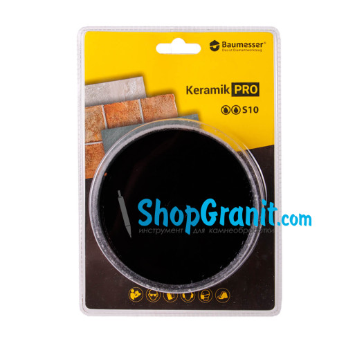 Свердло алмазне Baumesser DDR-V 120x30xS10 Keramik Pro -910278018179- Кераміка, Керамограніт