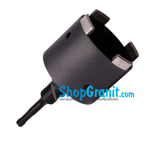 Свердло алмазне Baumesser DDS-W 82x65-4xM16 Krone PRO / SDS+ -90115007013- Цегла, Бетон неармований