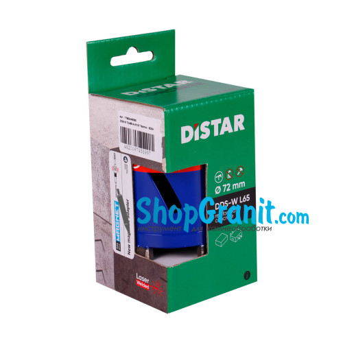 Свердло алмазне Distar DDS-W 72x65-4xМ16 Т-Бетон -17984445080- Цегла, Бетон неармований, Бетон армований