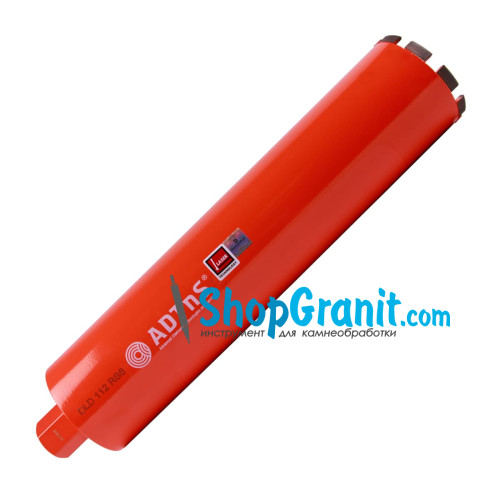 Свердло алмазне ADTnS DDS-W 112x450-9x1 1/4 UNC DLD 112 RS6 -37903370089- Бетон армований