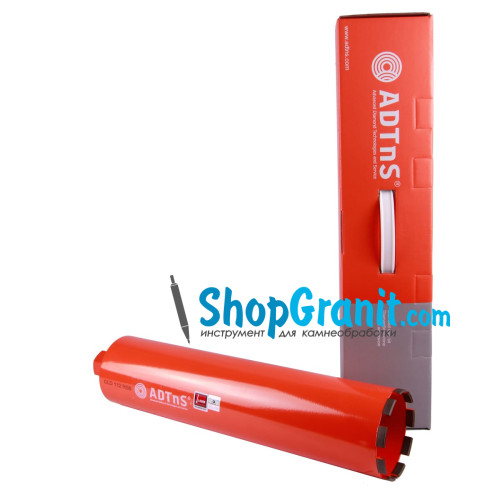 Свердло алмазне ADTnS DDS-W 112x450-9x1 1/4 UNC DLD 112 RS6 -37903370089- Бетон армований