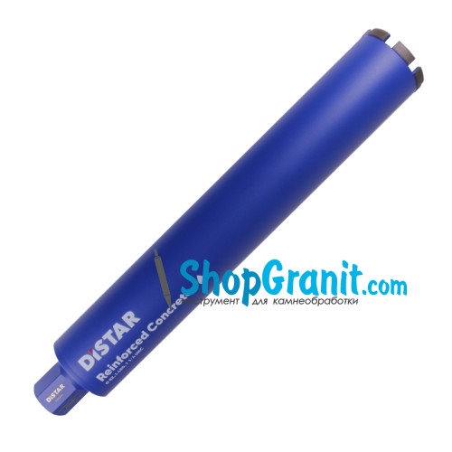 Свердло алмазне Distar DDS-W 82x450-7x1 1/4 UNC Reinforced concrete -17903094083- Бетон високоармований, Бетон армований