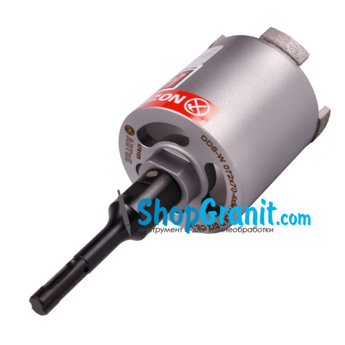 Свердло алмазне ADTnS DDS-W 072x70-4xSDS+ DLD 072 CS-X -37982017080- Цегла, Бетон неармований