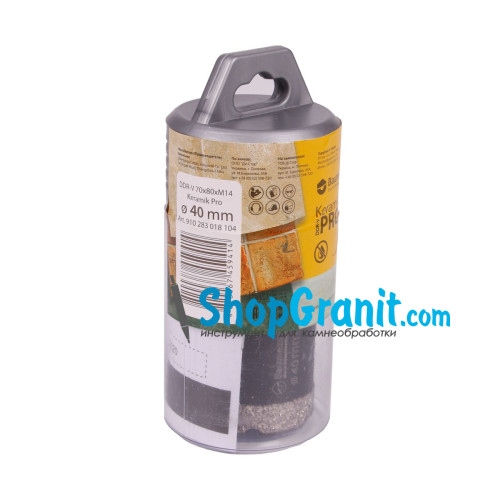 Свердло алмазне Baumesser DDR-V 40x30xM14 Keramik Pro -910283018104- Кераміка, Керамограніт
