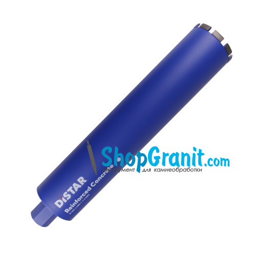 Свердло алмазне Distar DDS-W 102x450-9x1 1/4 UNC Reinforced concrete -17903094087- Бетон високоармований, Бетон армований