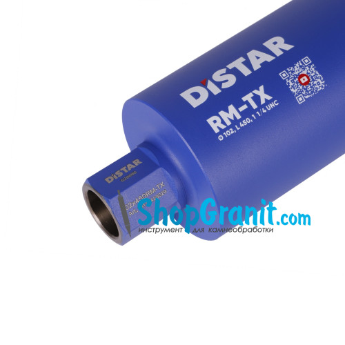 Свердло алмазне Distar DDS-W 152x300-11x1 1/4 UNC DLD 152 RM-TX -10170429038- Бетон неармований, Бетон армований