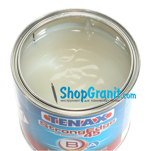 Епоксидний густий прозорий клей Tenax StrongEdge 45 (A+B) 1,5кг.