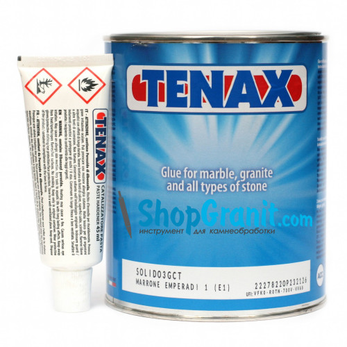 Коричневий густий клей 1л. Tenax Solido 3G Marrone Imperador для камня, гранита и мрамора в нашем магазине shop.granit.dn.ua