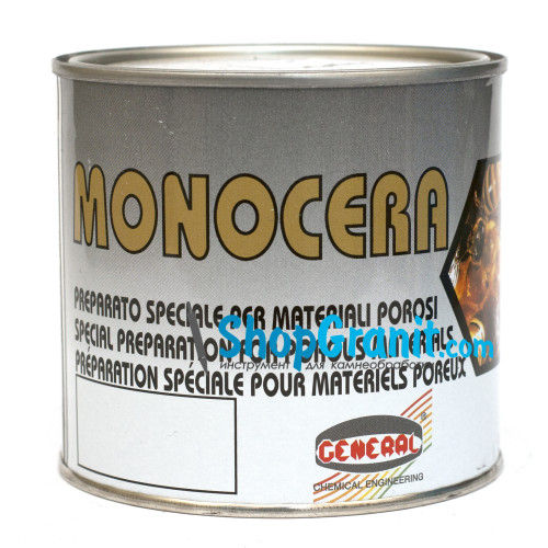 Червоний густий віск 0,5л. Monocera Rossa для камня, гранита и мрамора в нашем магазине shop.granit.dn.ua