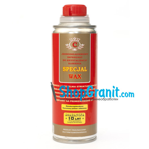 Кристалізатор SPECIAL WAX 250мл. на основі розчинника для камня, гранита и мрамора в нашем магазине shop.granit.dn.ua