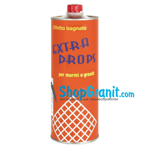 Лак EXTRA DROPS Матовий (Мокрий Ефект) 750мл. для камня, гранита и мрамора в нашем магазине shop.granit.dn.ua