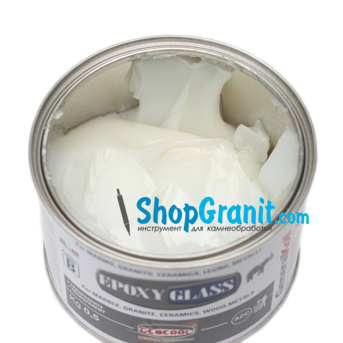 Прозорий епоксидний морозостійкий клей General EPOXY GLASS 1,5 кг для камня, гранита и мрамора в нашем магазине shop.granit.dn.ua