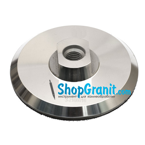 Держатель, липучка алюминиевая 100мм для полірувальних кіл у нашому інтернет-магазині shopgranit.com