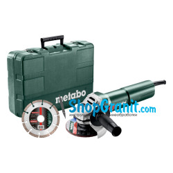 Угловая шлифмашина (болгарка) Metabo W 1100-125 Set (603614510)