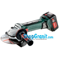 Аккумуляторная угловая шлифмашина (болгарка) Metabo W 18 LTX 150 Quick (600404650)