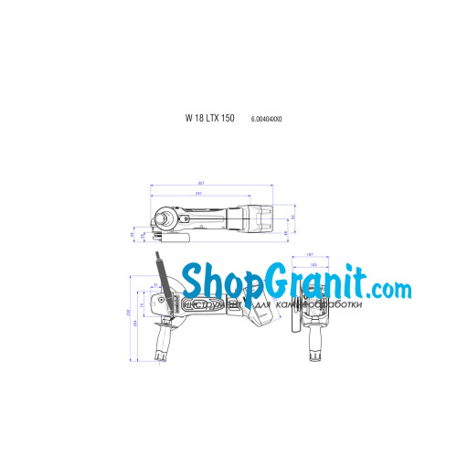 Аккумуляторная угловая шлифмашина (болгарка) Metabo W 18 LTX 150 Quick (600404650)