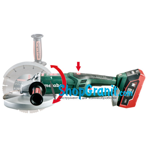 Аккумуляторная угловая шлифмашина (болгарка) Metabo WPB 36 LTX BL 230 (613101660)