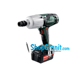 Аккумуляторный ударный гайковерт METABO SSW 18 LTX 600 (602198500) 18V 2x4Ah Li-Ion, Зарядное устройство ASC 55, metaBOX 145 L