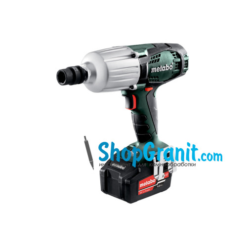 Аккумуляторный ударный гайковерт METABO SSW 18 LTX 600 (602198500) 18V 2x4Ah Li-Ion, Зарядное устройство ASC 55, metaBOX 145 L
