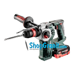Aккумуляторный перфоратор METABO KHA 18 LTX BL 24 Quick (600211540) 18V 1x5.5Ah / 1x4Ah LiHD, Зарядное устройство ASC 145, Пластиковый кофр, со сменным патроном Metabo-Quick