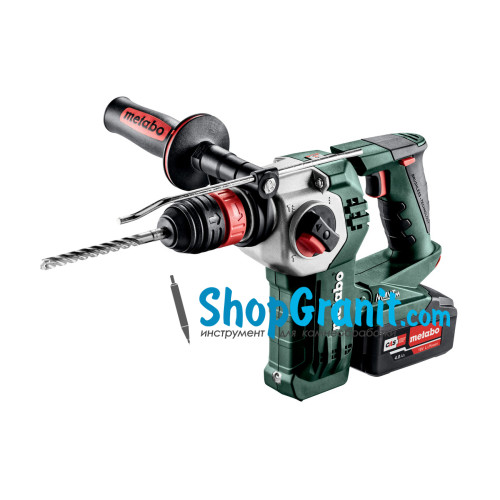 Aккумуляторный перфоратор METABO KHA 18 LTX BL 24 Quick (600211500) 18V 2x4Ah Li-Ion, Зарядное устройство ASC 55, Пластиковый кофр, со сменным патроном Metabo-Quick