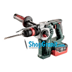 Aккумуляторный перфоратор METABO KHA 18 LTX BL 24 Quick (600211510) 18V 1x5.5Ah / 1x3.5Ah LiHD, Зарядное устройство ASC 55, Пластиковый кофр, со сменным патроном Metabo-Quick