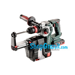 Aккумуляторный перфоратор METABO KHA 18 LTX BL 24 Quick Set ISA (600211910) 18V 1x5.5Ah / 1x3.5Ah LiHD, Зарядное устройство ASC 55, Пластиковый кофр, с встроенным устройством всасывания пыли и сменным патроном Metabo Quick
