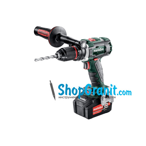 Аккумуляторная дрель-шуруповерт METABO BS 18 LTX BL I (602350650) 18V 2x5.2Ah Li-Ion, Зарядное устройство ASC 55, metaBOX 145 L