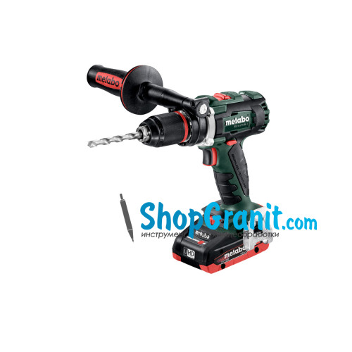 Аккумуляторная дрель-шуруповерт METABO BS 18 LTX BL I (602350800) 18V 2x4Ah LiHD, Зарядное устройство ASC 55, metaBOX 145 L