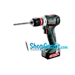 Аккумуляторная дрель-шуруповерт METABO PowerMaxx BS 12 BL Q (601039500) 12V 2x2Ah Li-Ion, Зарядное устройство SC 30, metaBOX 118