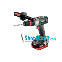 Аккумуляторная ударная дрель METABO SB 18 LTX BL Q I (602353660) 18V 2x5.5Ah LiHD, Зарядное устройство ASC 145, metaBOX 145 L