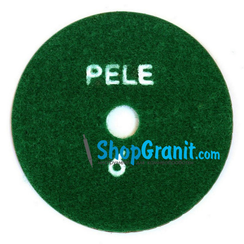 Гнучке полірувальне коло Pele № 6 100мм товщина 2мм алмазні черепашки, алмазні липучки, джепі, флекси, АГШК для каменю, граніту, мармуру, керамограніту