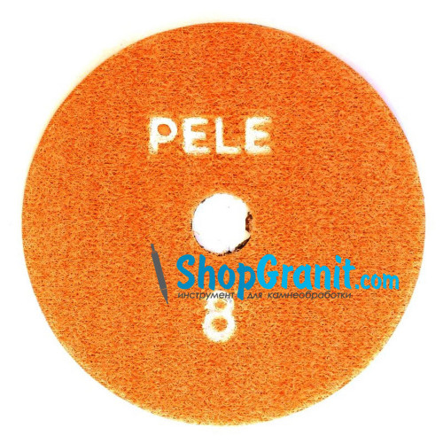 Гнучке полірувальне коло Pele № 8 100мм товщина 1.2мм алмазні черепашки, алмазні липучки, джепі, флекси, АГШК для каменю, граніту, мармуру, керамограніту