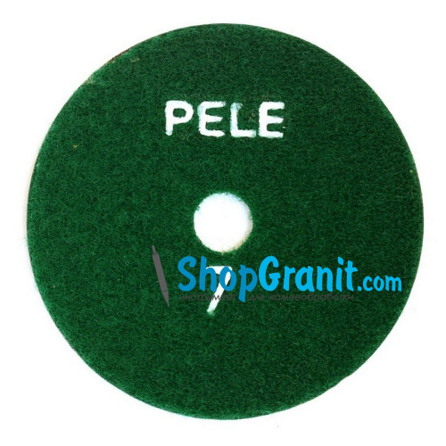 Гнучке полірувальне коло Pele № 7 100мм товщина 2мм алмазні черепашки, алмазні липучки, джепі, флекси, АГШК для каменю, граніту, мармуру, керамограніту