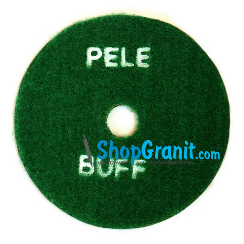 Гнучке полірувальне коло Pele № BUFF 100мм товщина 2мм алмазні черепашки, алмазні липучки, джепі, флекси, АГШК для каменю, граніту, мармуру, керамограніту
