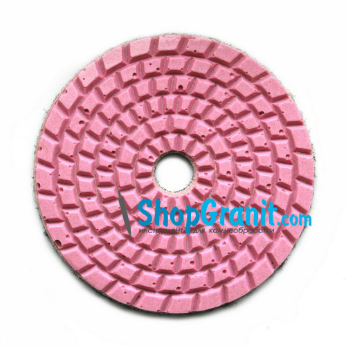 Гнучке полірувальне коло дельфін № 200 100мм алмазні черепашки, алмазні липучки, джепі, флекси, АГШК для каменю, граніту, мармуру, керамограніту