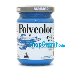 Краска акриловая голубая ФЦ polycolor 140мл 378