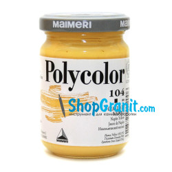 Краска акриловая желтая (неополитанский желтый) polycolor 140мл 104