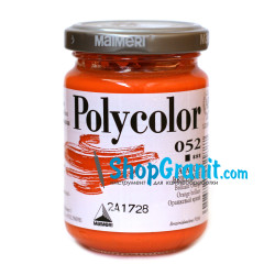 Краска акриловая оранжевая (оранжевый яркий) polycolor 140мл 052