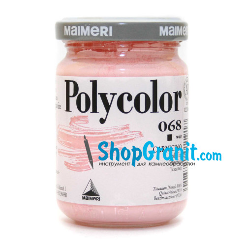 Фарба акрилова тілесна polycolor 140мл 068 для каменю, пластику, скла, паперу, дерева, металу