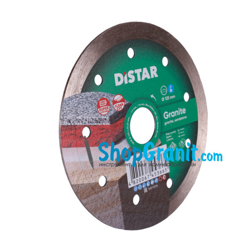 Алмазний вiдрiзний круг, диск DiStar 1A1R 125x1,4x10x22,23 Granite -11115034010- Мармур, Граніт