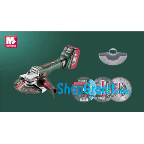 Акумуляторна кутова шліфмашина (болгарка) Metabo WB 18 LTX BL 180 (613087840)