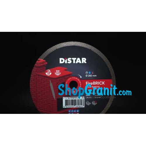 Круг алмазний вiдрiзний Distar 1A1R 250x1,9/1,5x11x25,4 FireBRICK -11120159015- Цегла, Цегла тверда, вогнтривкі матеріали